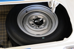SFM6S090 Steel Wheel Blue Dot Spare Tire In Trunk
